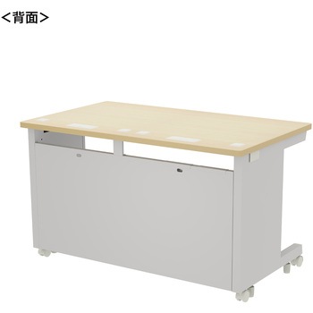 注文コード:55032147 デスク_eシリーズ/薄い木目×ホワイト サンワサプライ