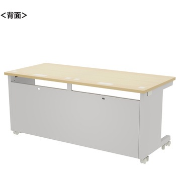 注文コード:55032725 デスク_eシリーズ/薄い木目×ホワイト サンワサプライ