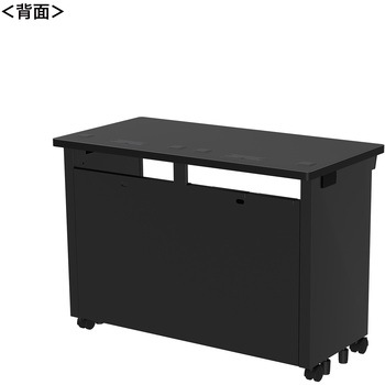 注文コード:55032908 デスク_eシリーズ/ブラック×ブラック サンワサプライ