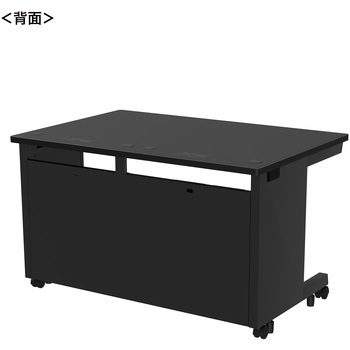 注文コード:55032926 デスク_eシリーズ/ブラック×ブラック サンワサプライ