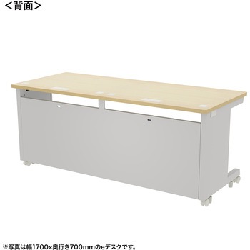 注文コード:55034439 デスク_eシリーズ/薄い木目×ホワイト サンワサプライ