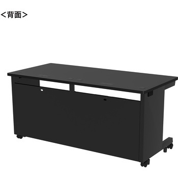 注文コード:55034929 デスク_eシリーズ/ブラック×ブラック サンワサプライ