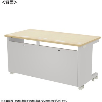 注文コード:55035200 デスク_eシリーズ/薄い木目×ホワイト サンワサプライ