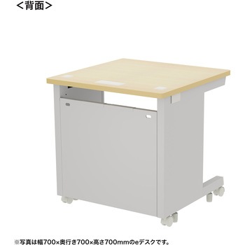 注文コード:55035656 デスク_eシリーズ/薄い木目×ホワイト サンワサプライ