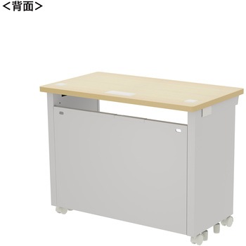 注文コード:55035735 デスク_eシリーズ/薄い木目×ホワイト サンワサプライ