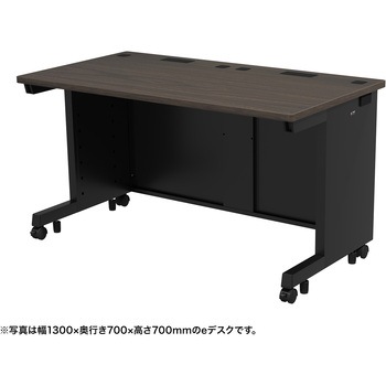 注文コード:55035979 デスク_eシリーズ/木目×ブラック サンワサプライ
