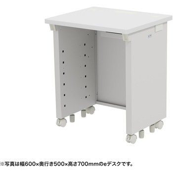 注文コード:55036015 デスク_eシリーズ/ホワイト×ホワイト サンワサプライ