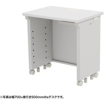 注文コード:55036058 デスク_eシリーズ/ホワイト×ホワイト サンワサプライ