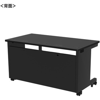 注文コード:55036259 デスク_eシリーズ/ブラック×ブラック サンワサプライ
