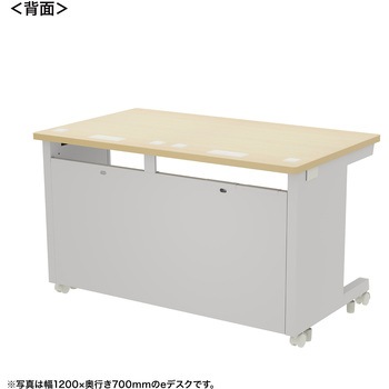 注文コード:55036417 デスク_eシリーズ/薄い木目×ホワイト サンワサプライ