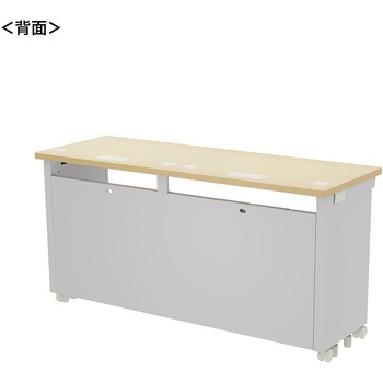 注文コード:55036496 デスク_eシリーズ/薄い木目×ホワイト サンワサプライ