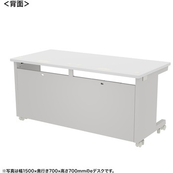 注文コード:55036706 デスク_eシリーズ/ホワイト×ホワイト サンワサプライ