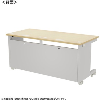 注文コード:55036749 デスク_eシリーズ/薄い木目×ホワイト サンワサプライ