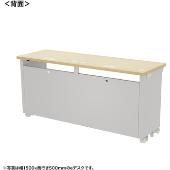 注文コード:55038386 デスク_eシリーズ/薄い木目×ホワイト サンワサプライ