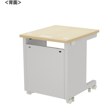 注文コード:55039120 デスク_eシリーズ/薄い木目×ホワイト サンワサプライ