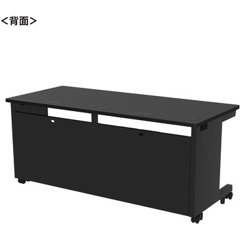 注文コード:55039190 デスク_eシリーズ/ブラック×ブラック サンワサプライ