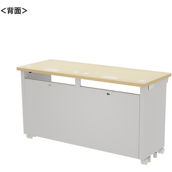 注文コード:55039278 デスク_eシリーズ/薄い木目×ホワイト サンワサプライ