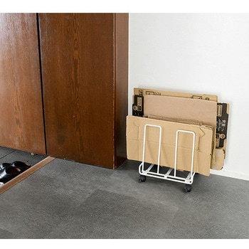 注文コード:55668568 段ボールストッカー キャスター付き YAMAZEN(山善)