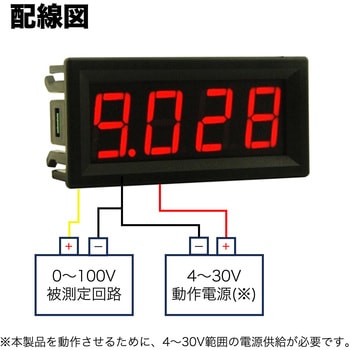 注文コード:57282596 デジタル直流電圧計 はくでん