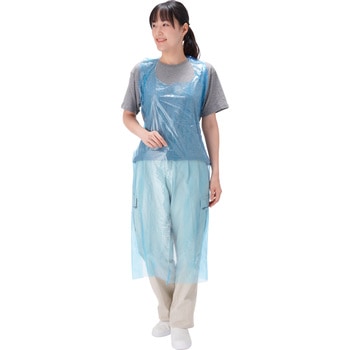 エプロン 使い捨て 極薄 ポリエチレン製 モノタロウ