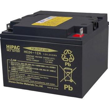 産業用 小型制御弁式鉛蓄電池 ハイパック HCシリーズ(サイクルユース) エナジーウィズ(旧昭和電工マテリアルズ)