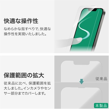 注文コード:58150621 iPhone 17e iPhone 16e iPhone 14 iPhone 13 保護フィルム 光沢 指紋防止 指紋防止 - MSソリューションズ