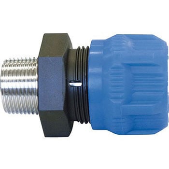 注文コード:59105247 IVL-SLS-19A26 スマートロック ホース用継手 樹脂フクロナット・ニップルSUS304 I-VALUE