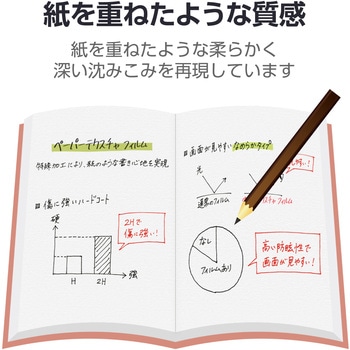 注文コード:59328066 iPad A16 11インチ iPad 第10世代 10.9インチ フィルム ペーパーライク 文字用 紙のような描き心地 アンチグレア なめらかタイプ - エレコム