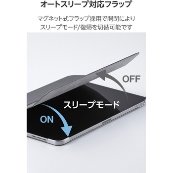 注文コード:59328100,59328109 iPad Air 11インチ (M4/M3/M2) 10.9インチ 第5/4世代 ケース フラップ 2アングル スタンド 軽量 - エレコム