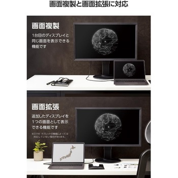 注文コード:59328425 USB-C HDMI 変換ケーブル 2m 柔らかく取り回しやすい 4K/60Hz対応 ミラーリング 映像出力 - エレコム