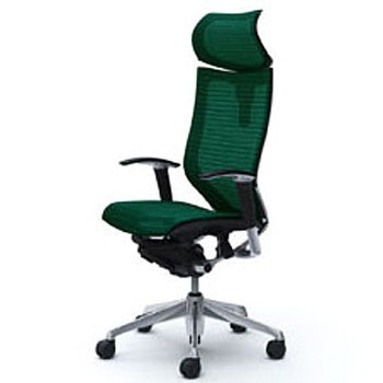 注文コード:59372617 オフィスシーティング バロン 可動肘 EXハイバック 可動ヘッドレスト 背スタンダードメッシュ オカムラ(岡村製作所)