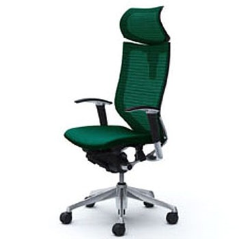 注文コード:59374516 オフィスシーティング バロン 可動肘 EXハイバック 可動ヘッドレスト 背スタンダードメッシュ オカムラ(岡村製作所)