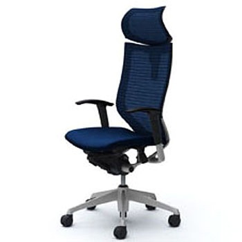 注文コード:59374902 オフィスシーティング バロン 可動肘 EXハイバック 可動ヘッドレスト 背スタンダードメッシュ オカムラ(岡村製作所)