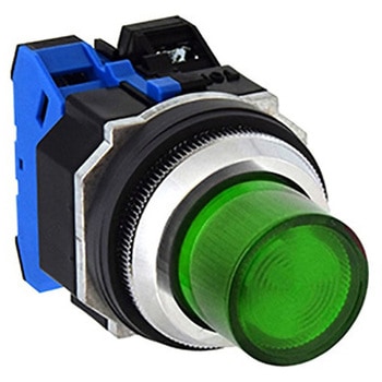 注文コード:59780707 Φ30・亜鉛ダイカスト製シリーズ パイロットライト (突形 LED) BA9S - IDEC(和泉電気)