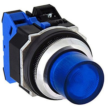 注文コード:59780734 Φ30・亜鉛ダイカスト製シリーズ パイロットライト (突形 LED) BA9S - IDEC(和泉電気)
