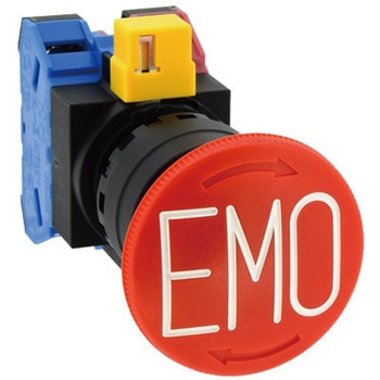 注文コード:60059081 Φ22 HWシリーズ SEMI緊急遮断用(EMO)スイッチ - IDEC(和泉電気)