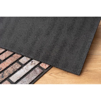 注文コード:60059189 玄関マット ドアマット  約W76×D46(厚み:7mm) ホームテイスト