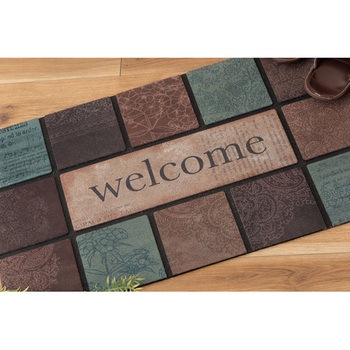 注文コード:60059198 玄関マット ドアマット  約W76×D46(厚み:7mm) ホームテイスト