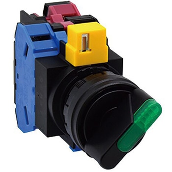 注文コード:60067183 Φ22 HWシリーズ 照光セレクタスイッチ(LED) 90°2ノッチ/60°2ノッチ - IDEC(和泉電気)