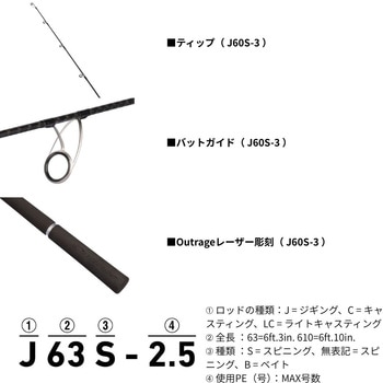 注文コード:60078500,60078509,60078518,60078527,60078536 アウトレイジ XV J DAIWA(ダイワ)