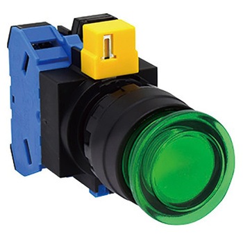 注文コード:60102052 HWシリーズ 照光押ボタンスイッチΦ22 (丸形 LED)(モメンタリ形) - IDEC(和泉電気)