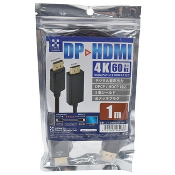 注文コード:60142961 DisplayPort-HDMI変換ケーブル JTT
