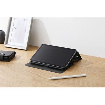 注文コード:60160111,60160120,60160129 iPad mini(A17 Pro)/第6世代 8.3インチ用 ケース ソフトレザー 手帳型 フリーアングル スタンド機能 エレコム