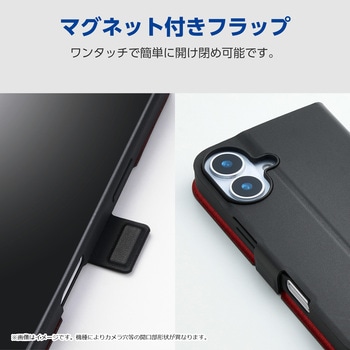 注文コード:60160838 Galaxy A36 5G (SC-54F) ケース レザー 手帳型 マグネット フラップ 衝撃吸収 超軽量 薄型 スタンド機能付 - エレコム