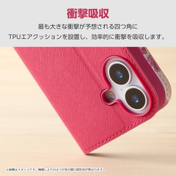 注文コード:60161039 BASIO active3 ケース レザー 手帳型 マグネット 衝撃吸収 超軽量 薄型 スタンド機能付 花柄 - エレコム