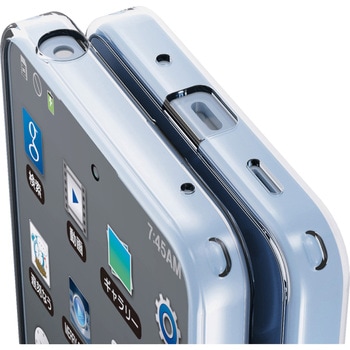 注文コード:60161127 AQUOS wish5 (SH-52F) ケース ハイブリッド 衝撃吸収 カメラレンズ保護設計 ストラップホール付 - エレコム