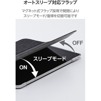 注文コード:60162150,60162159 iPad Air 11インチ (M4/M3/M2) 10.9インチ 第5/4世代 ケース マグネット式ファブリックフラップ 軽量 - エレコム