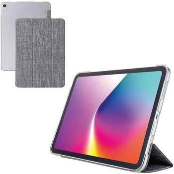 注文コード:60162159 iPad Air ケース 11インチ (M3/M2)/10.9インチ 第5世代 第4世代 マグネット式ファブリックフラップ 軽量 エレコム