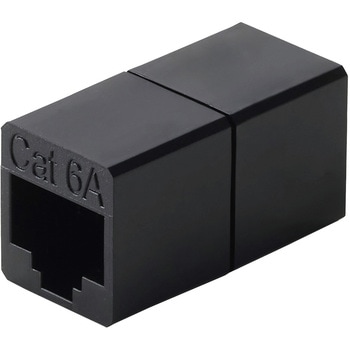 注文コード:60162920 LANケーブル 延長コネクタ Cat6A 10Gbps対応 RJ45 中継コネクタ ギガビット対応 コンパクト エレコム