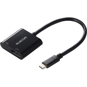 注文コード:60162956 USB Type-C - DisplayPort 変換 (USB-C プラグ to DP ×1 USB-C充電ポート×1) 4K 60Hz PD 60W - エレコム